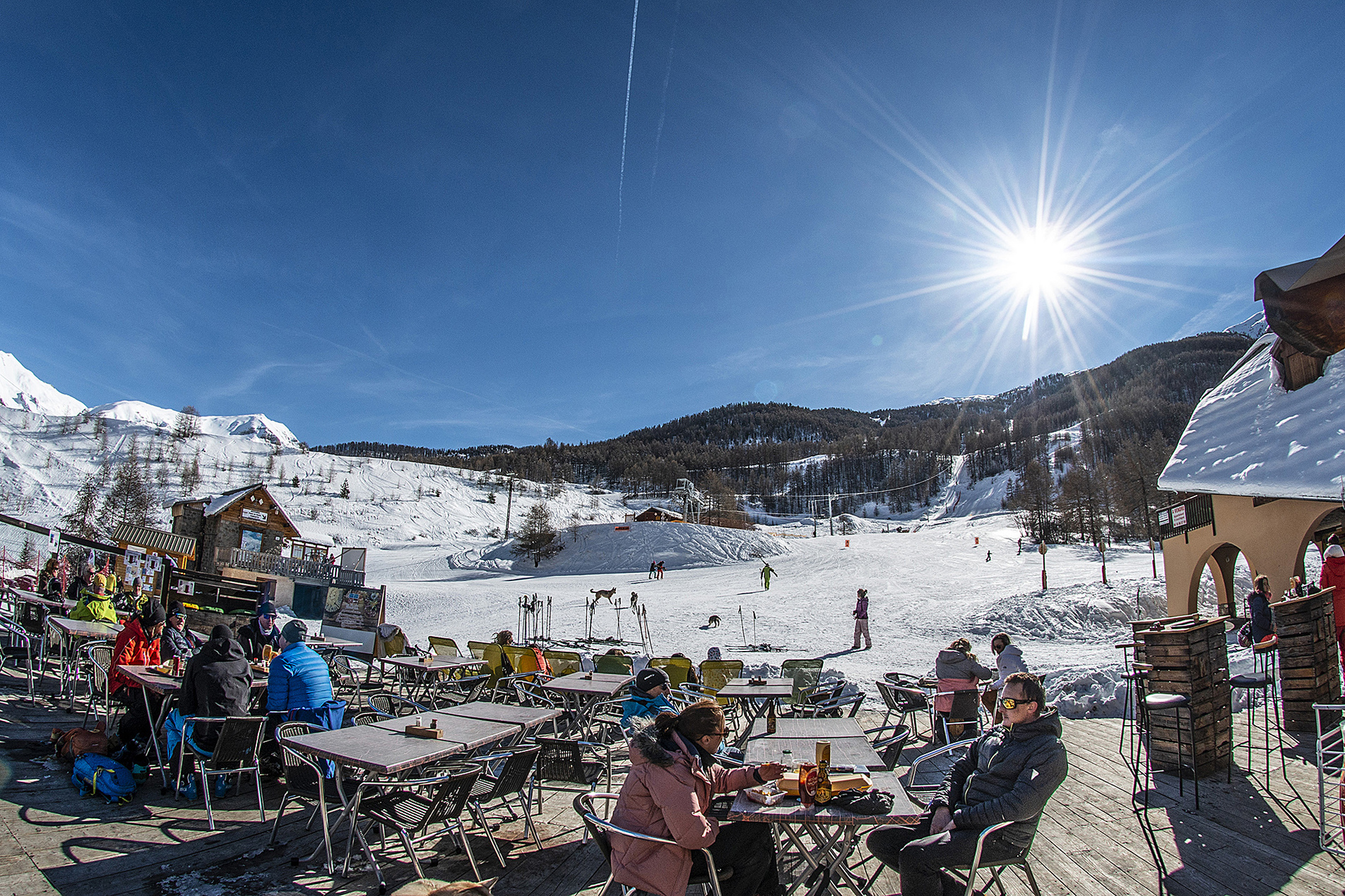 Winter in the mountains