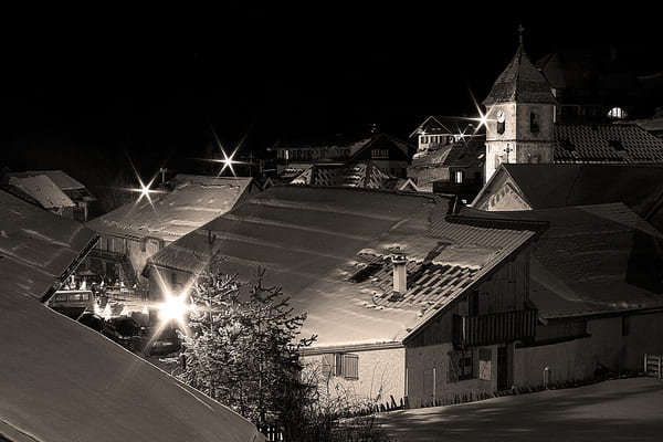 Crévoux by night