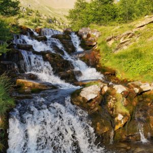 En direction du lac du Crachet